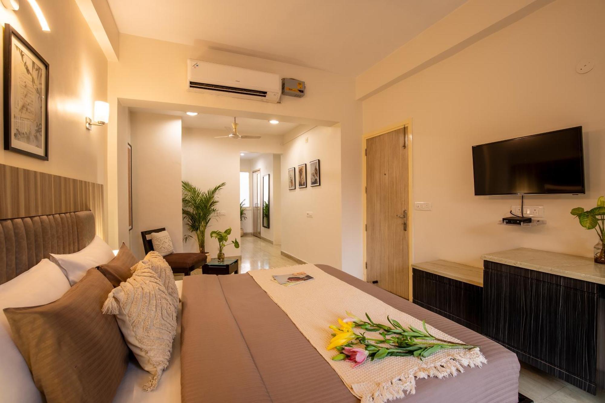 غورغاون Bedchambers Serviced Apartments, Sector 40 المظهر الخارجي الصورة